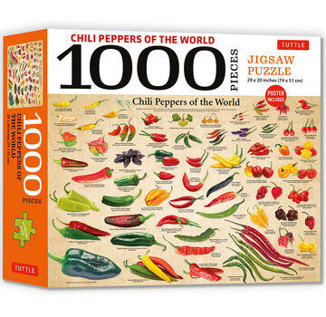 Tuttle Tuttle Chili Peppers of the World Puzzle 1000pcs