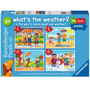 Ravensburger Ravensburger My First Puzzle: What's the Weather  Puzzle 6, 8, 10,  12 pcs