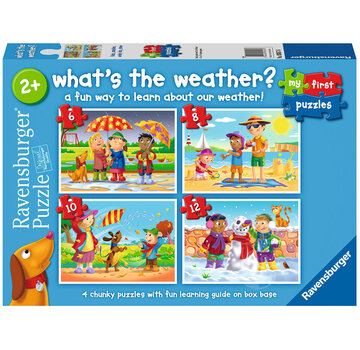 Ravensburger Ravensburger My First Puzzle: What's the Weather  Puzzle 6, 8, 10,  12 pcs