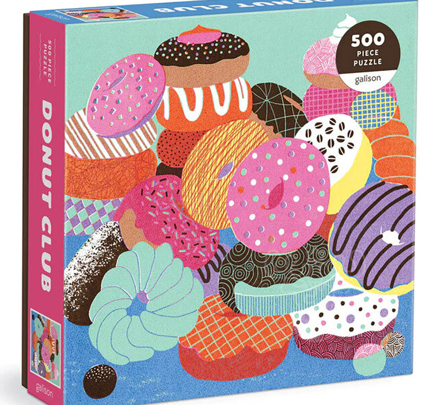 Galison Donut Club Puzzle 500pcs