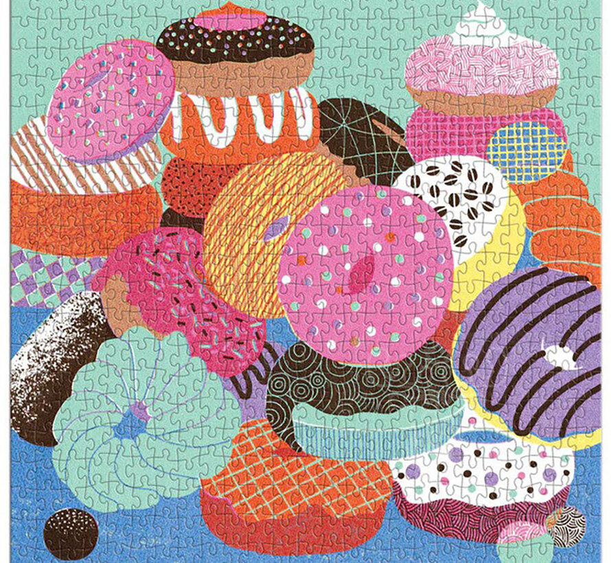 Galison Donut Club Puzzle 500pcs