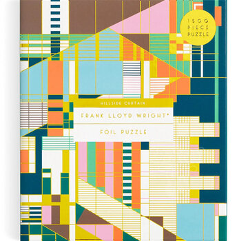 Galison Galison Frank Lloyd Wright Hillside Curtain Puzzle 1500pcs
