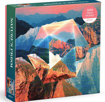 Galison FINAL SALE Galison Nature's Prism Puzzle 500pcs