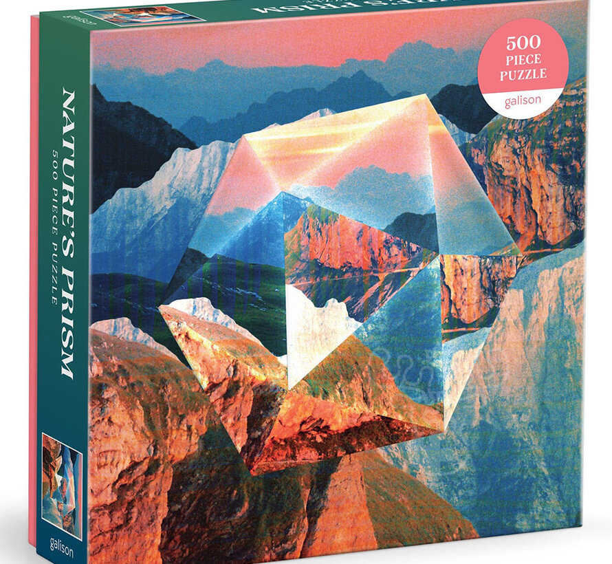 FINAL SALE Galison Nature's Prism Puzzle 500pcs
