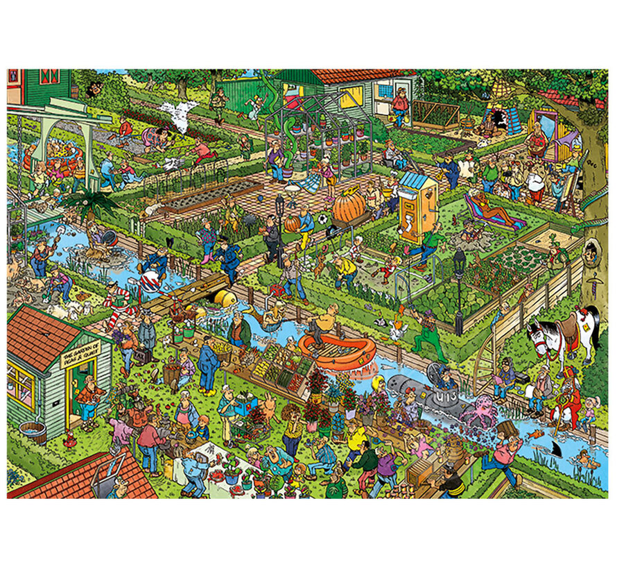 Jumbo Jan van Haasteren - The Vegetable Garden Puzzle 1000pcs
