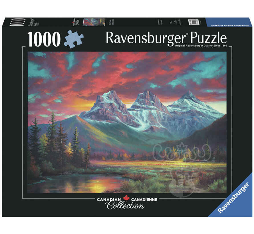 Ravensburger Canadian Collection: Alberta's Three Sisters Puzzle 1000pcs