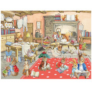 New York Puzzle Company New York Puzzle Co. Peter Rabbit: Peter Rabbit's Book Club Puzzle 1000pcs