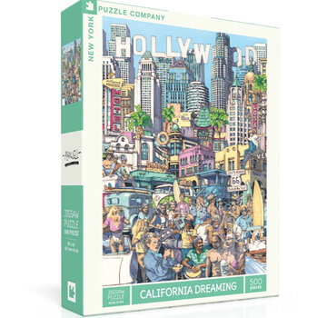 New York Puzzle Company New York Puzzle Co. Max Tilse: California Dreaming Puzzle 500pcs
