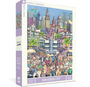New York Puzzle Company New York Puzzle Co. Max Tilse: Sun Kissed City Puzzle 500pcs