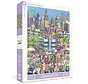 New York Puzzle Co. Max Tilse: Sun Kissed City Puzzle 500pcs