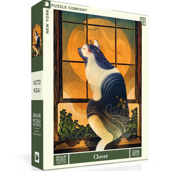 New York Puzzle Company New York Puzzle Co. Victo Ngai: Clover Puzzle 500pcs