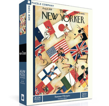 New York Puzzle Company New York Puzzle Co. The New Yorker: Summer Olympics Puzzle 500pcs