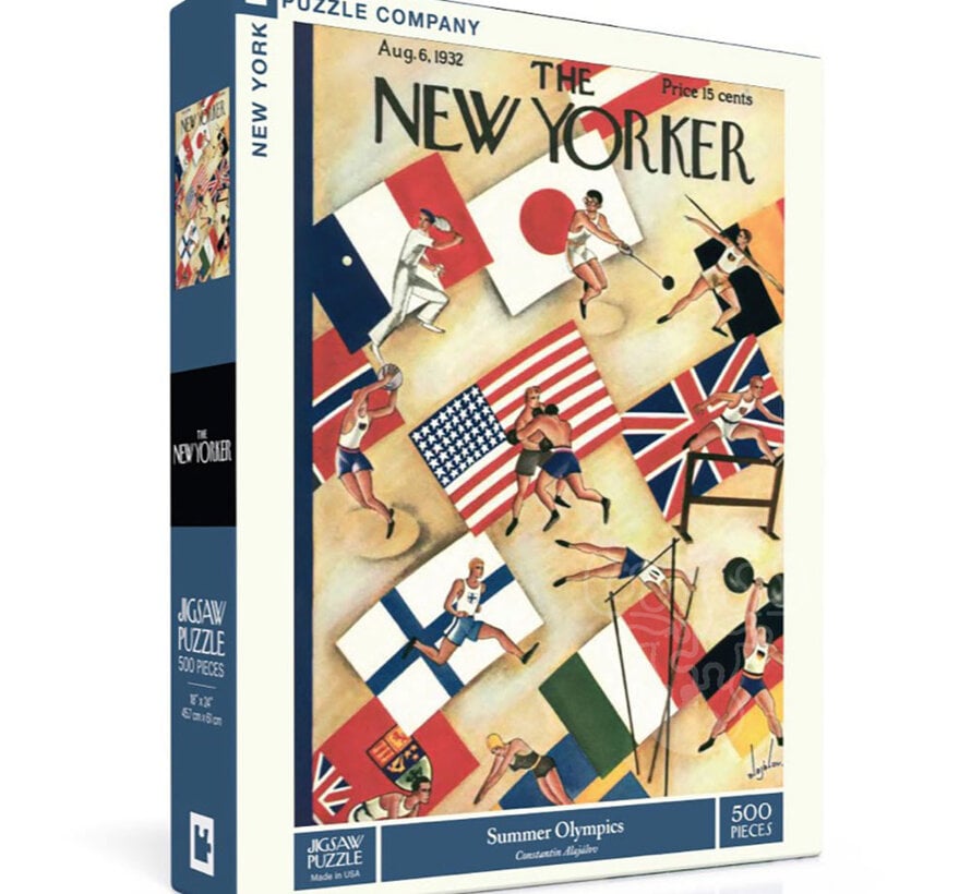 New York Puzzle Co. The New Yorker: Summer Olympics Puzzle 500pcs