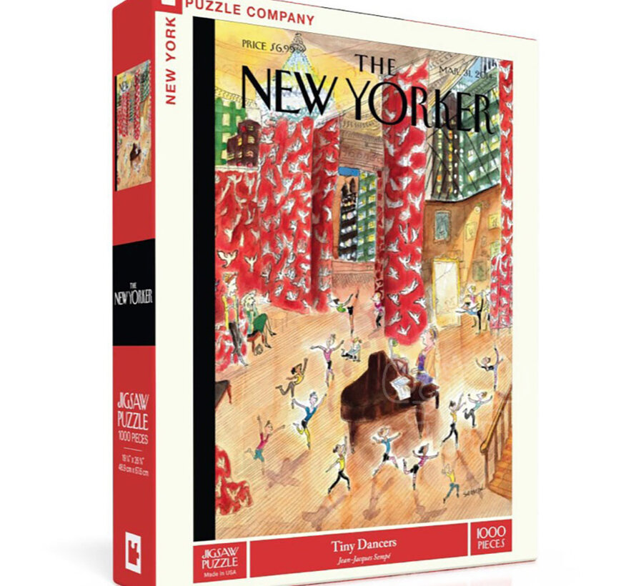 New York Puzzle Co. The New Yorker: Tiny Dancers Puzzle 1000pcs