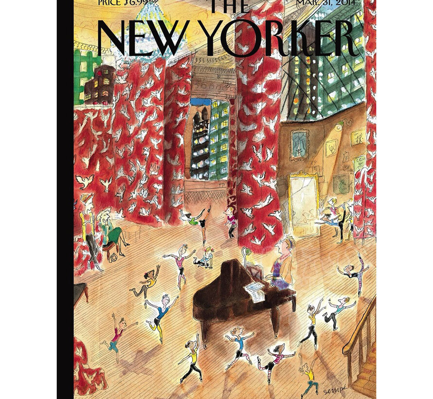 New York Puzzle Co. - Puzzle 1000 Pezzi 'Leaf Peepers' - Copertina New Yorker Di Ricardo Liniers
