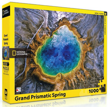 New York Puzzle Company FINAL SALE New York Puzzle Co. National Geographic: Grand Prismatic Spring Puzzle 1000pcs*