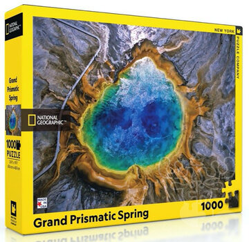 New York Puzzle Company New York Puzzle Co. National Geographic: Grand Prismatic Spring Puzzle 1000pcs*