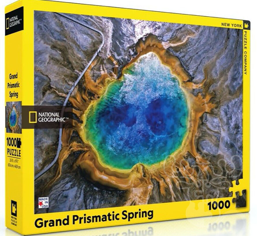 FINAL SALE New York Puzzle Co. National Geographic: Grand Prismatic Spring Puzzle 1000pcs*