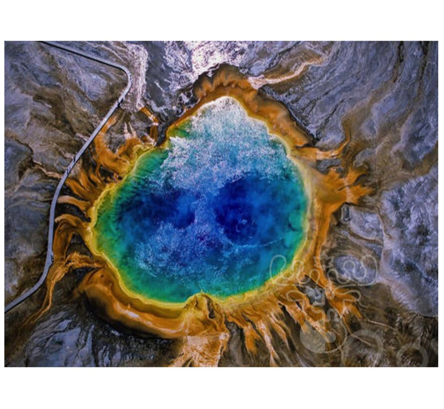 FINAL SALE New York Puzzle Co. National Geographic: Grand Prismatic Spring Puzzle 1000pcs*