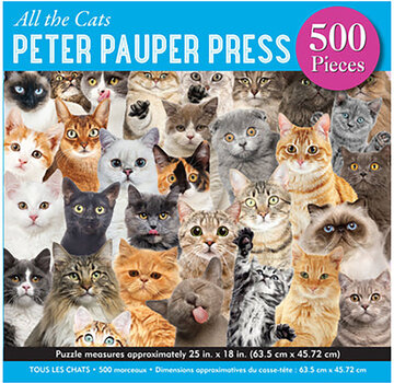 Peter Pauper Press Peter Pauper Press All the Cats Puzzle 500pcs