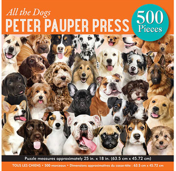 Peter Pauper Press Peter Pauper Press All the Dogs Puzzle 500pcs