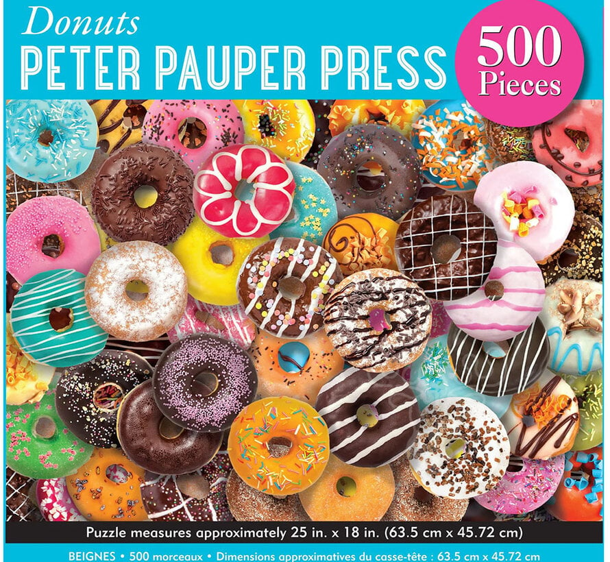 Peter Pauper Press Donuts Puzzle 500pcs