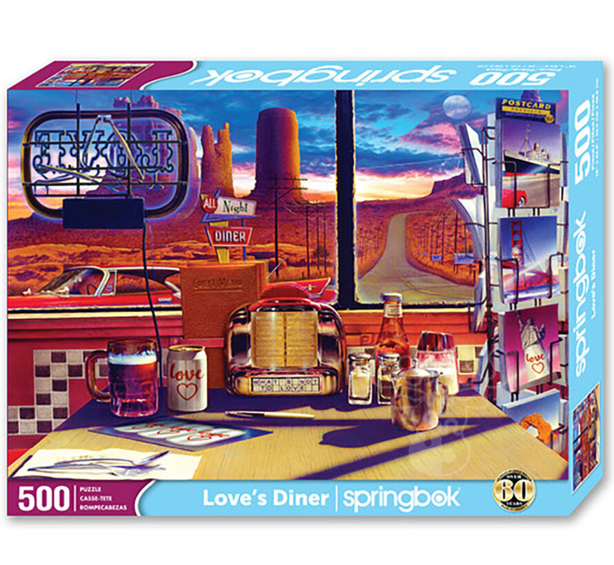 Springbok Love's Diner Puzzle 500pcs