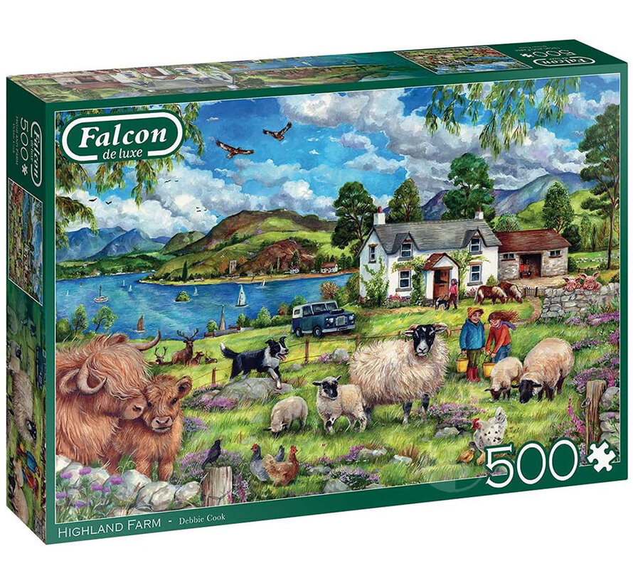 Falcon Highland Farm Puzzle 500pcs