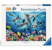 Ravensburger Ravensburger Dolphins in the Coral Reef Puzzle 500pcs