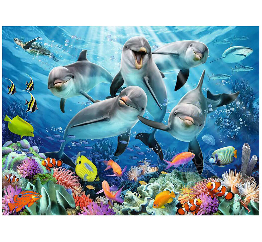 Ravensburger Dolphins in the Coral Reef Puzzle 500pcs