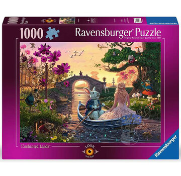 Ravensburger Ravensburger Look & Find: Wonderland Enchanted Lands Puzzle 1000pcs