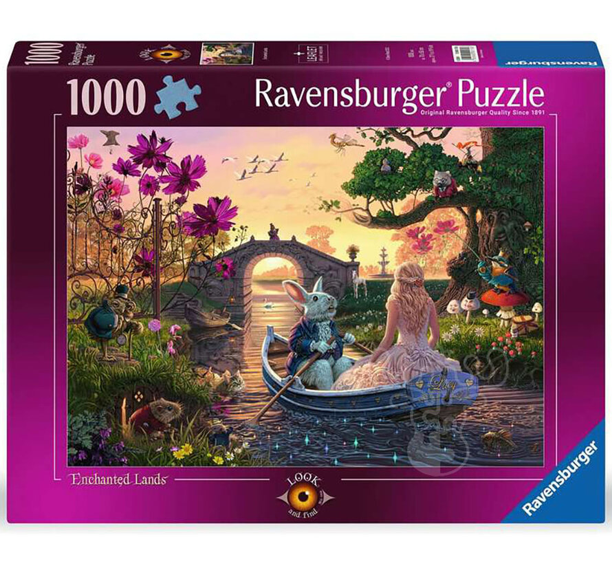 Ravensburger Look & Find: Wonderland Enchanted Lands Puzzle 1000pcs
