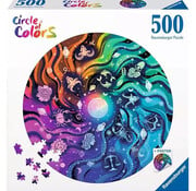 Ravensburger Ravensburger Circle of Colors: Astrology Round Puzzle 500pcs