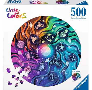 Ravensburger Ravensburger Circle of Colors: Astrology Round Puzzle 500pcs