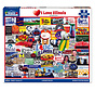 FINAL SALE White Mountain I Love Illinois Puzzle 1000pcs