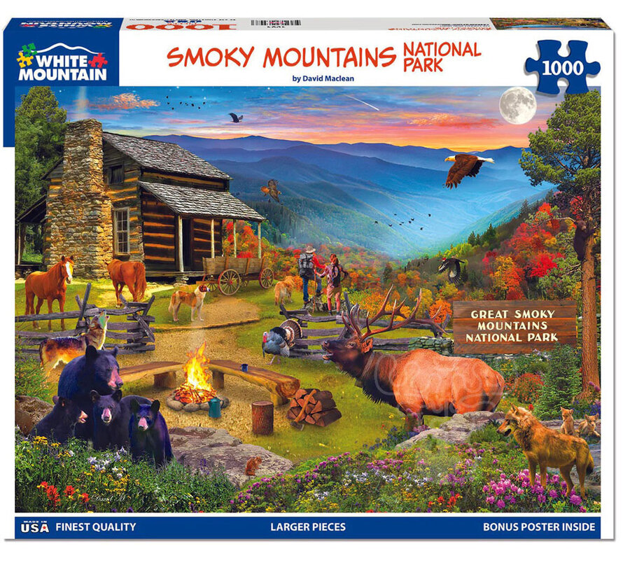 White Mountain Great Smoky National Park Puzzle 1000pcs