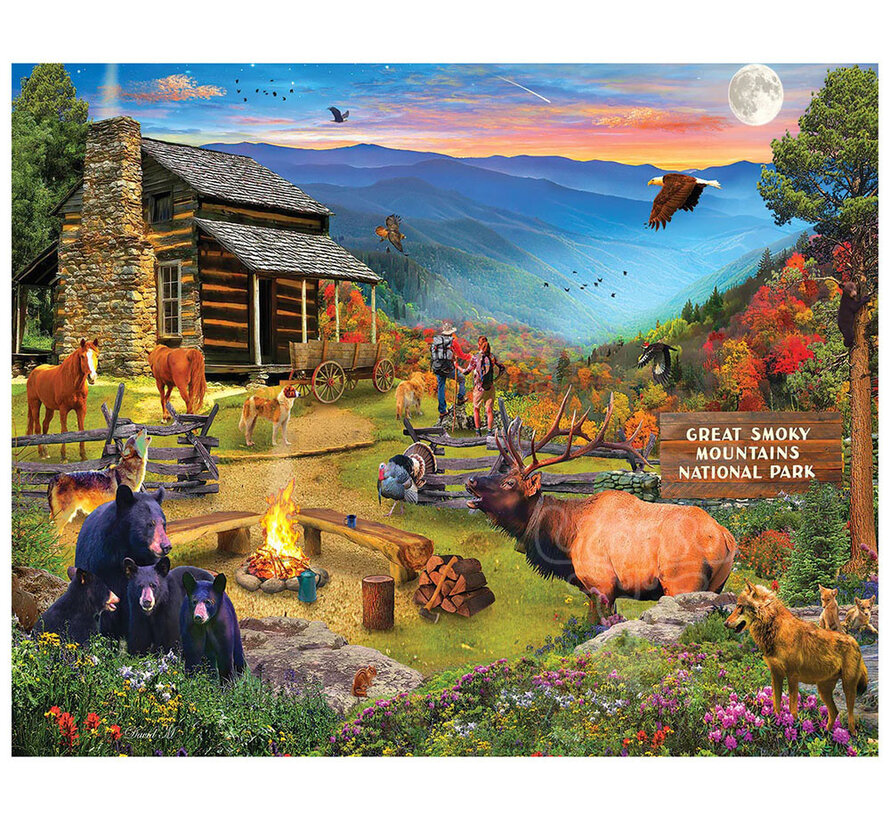 White Mountain Smoky Mountains National Park Puzzle 1000pcs