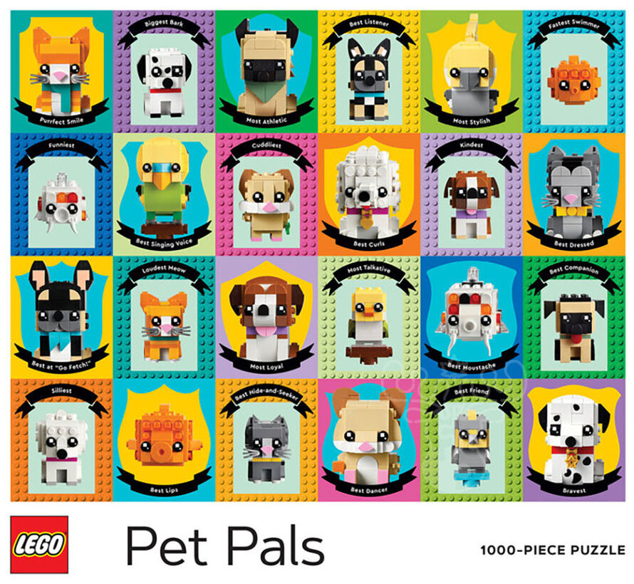 Chronicle LEGO Pet Pals Puzzle 1000pcs