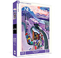 New York Puzzle Co. The New Yorker: Skiing Express Puzzle 500pcs