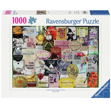 Ravensburger Ravensburger Wine Labels Puzzle 1000pcs