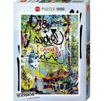 Heye FINAL SALE Heye Rebrush: Danger Kids Puzzle 1000pcs