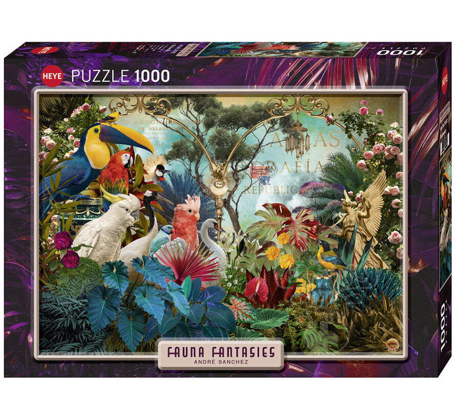 Heye Fauna Fantasies: Birdiversity Puzzle 1000pcs