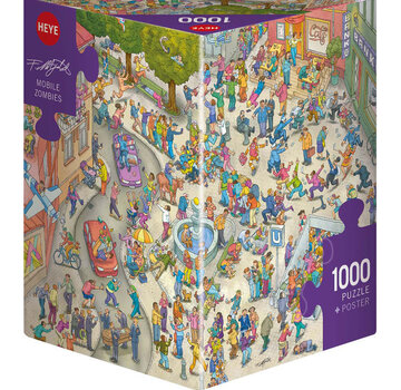 Heye Heye Mobile Zombies Puzzle 1000pcs Triangle Box