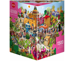 Heye Sugar Hills Puzzle 1500pcs Triangle Box - Puzzles Canada