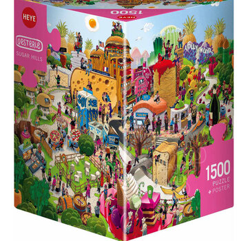 Heye Heye Sugar Hills Puzzle 1500pcs Triangle Box