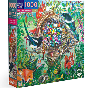 EeBoo eeBoo Wildlife Treasure Puzzle 1000pcs