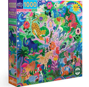 EeBoo FINAL SALE eeBoo Life in a Tree Puzzle 1000pcs