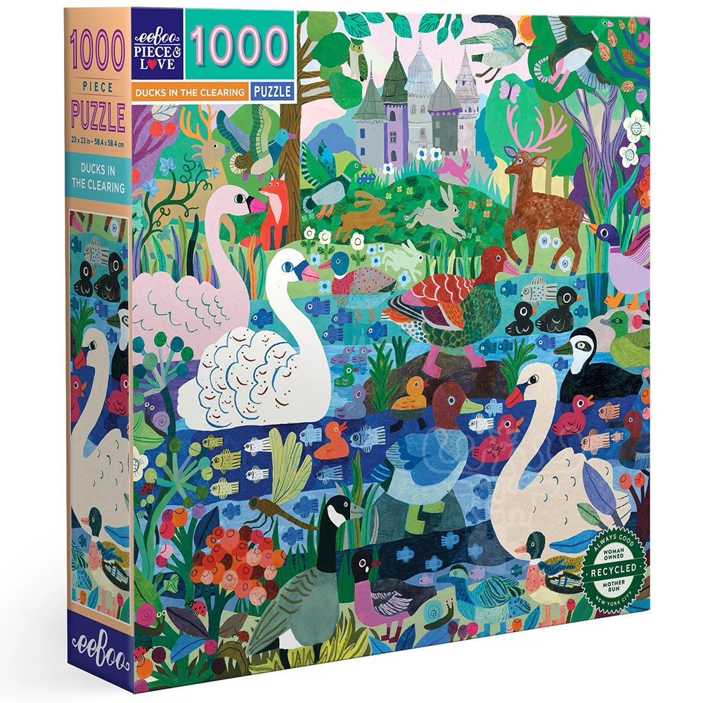 eeBoo Ducks in the Clearing Puzzle 1000pcs Puzzles Canada