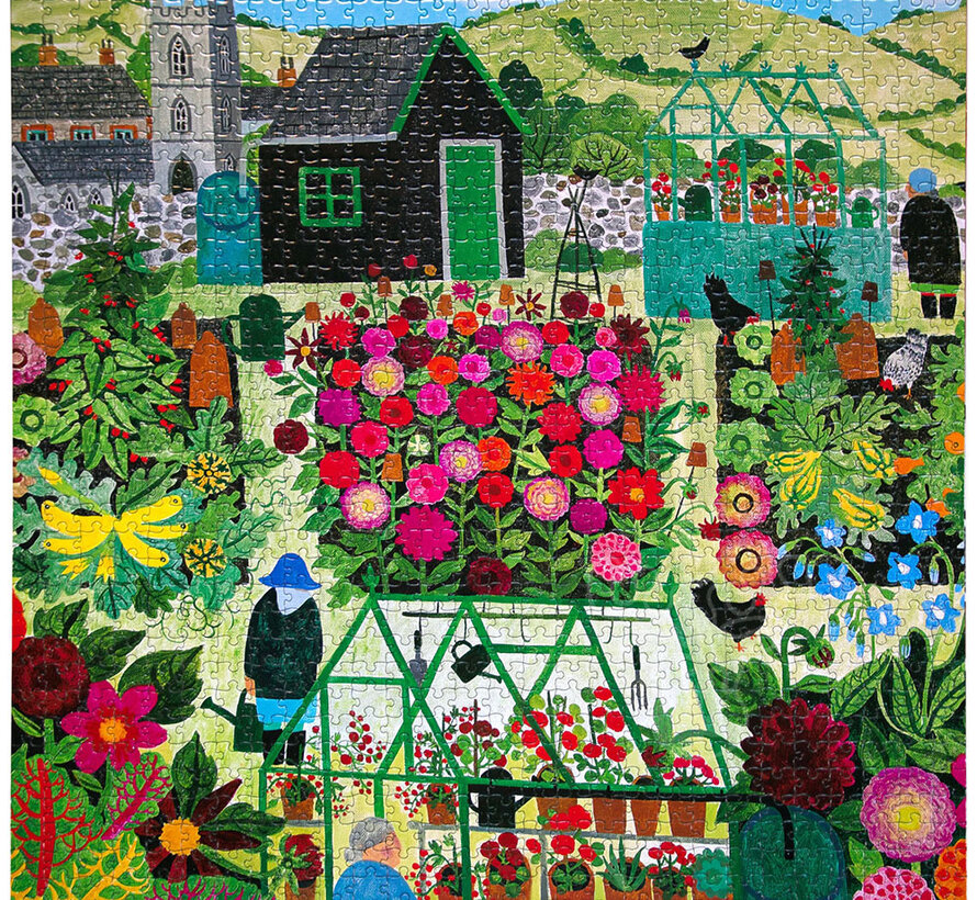 eeBoo Garden Harvest Puzzle 1000pcs