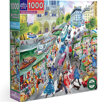 EeBoo eeBoo Paris Bookseller Puzzle 1000pcs